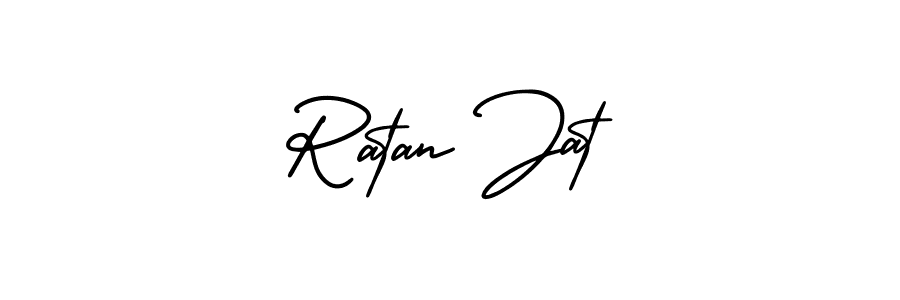 Make a short Ratan Jat signature style. Manage your documents anywhere anytime using AmerikaSignatureDemo-Regular. Create and add eSignatures, submit forms, share and send files easily. Ratan Jat signature style 3 images and pictures png