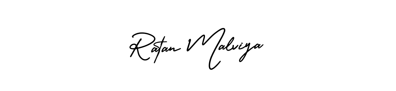 It looks lik you need a new signature style for name Ratan Malviya. Design unique handwritten (AmerikaSignatureDemo-Regular) signature with our free signature maker in just a few clicks. Ratan Malviya signature style 3 images and pictures png