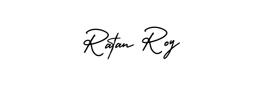 How to make Ratan Roy signature? AmerikaSignatureDemo-Regular is a professional autograph style. Create handwritten signature for Ratan Roy name. Ratan Roy signature style 3 images and pictures png