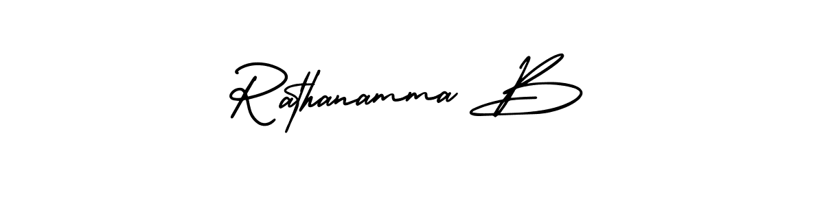 Similarly AmerikaSignatureDemo-Regular is the best handwritten signature design. Signature creator online .You can use it as an online autograph creator for name Rathanamma B. Rathanamma B signature style 3 images and pictures png