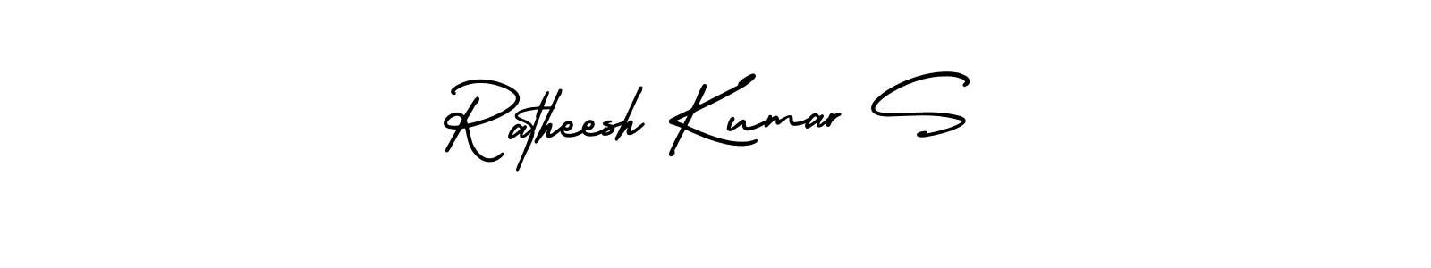 Also we have Ratheesh Kumar S name is the best signature style. Create professional handwritten signature collection using AmerikaSignatureDemo-Regular autograph style. Ratheesh Kumar S signature style 3 images and pictures png