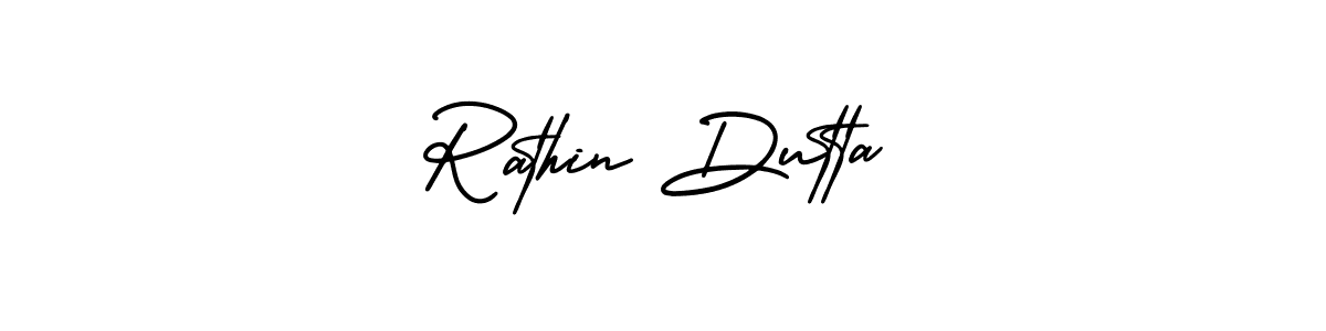 How to Draw Rathin Dutta signature style? AmerikaSignatureDemo-Regular is a latest design signature styles for name Rathin Dutta. Rathin Dutta signature style 3 images and pictures png