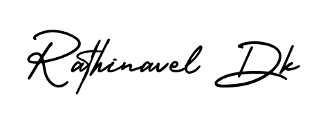 The best way (AmerikaSignatureDemo-Regular) to make a short signature is to pick only two or three words in your name. For converting this name Rathinavel Dk. Rathinavel Dk signature style 3 images and pictures png