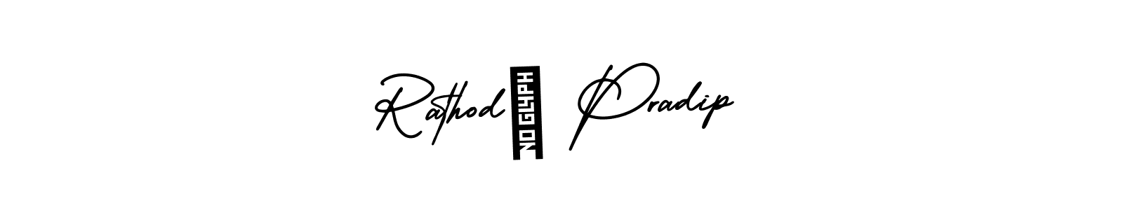 Make a beautiful signature design for name Rathod⁩ Pradip. With this signature (AmerikaSignatureDemo-Regular) style, you can create a handwritten signature for free. Rathod⁩ Pradip signature style 3 images and pictures png