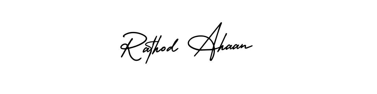 Here are the top 10 professional signature styles for the name Rathod Ahaan. These are the best autograph styles you can use for your name. Rathod Ahaan signature style 3 images and pictures png
