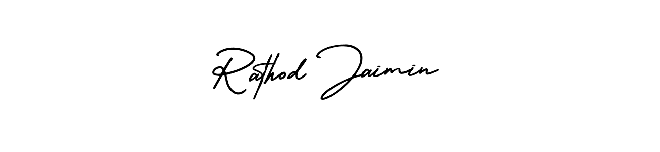 How to Draw Rathod Jaimin signature style? AmerikaSignatureDemo-Regular is a latest design signature styles for name Rathod Jaimin. Rathod Jaimin signature style 3 images and pictures png