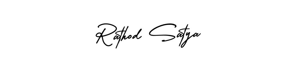 You can use this online signature creator to create a handwritten signature for the name Rathod Satya. This is the best online autograph maker. Rathod Satya signature style 3 images and pictures png