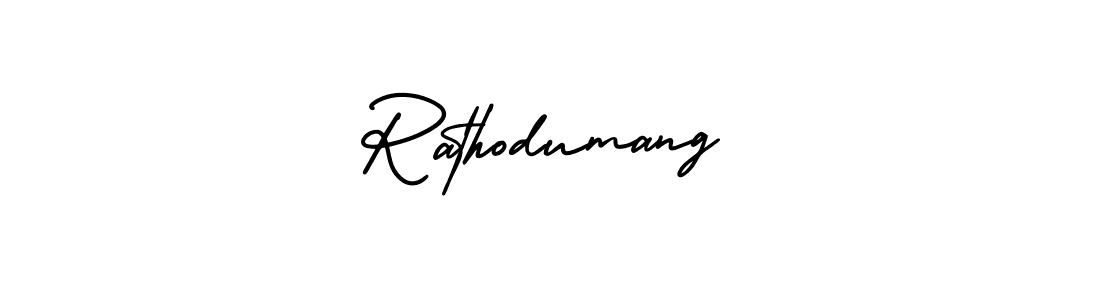 AmerikaSignatureDemo-Regular is a professional signature style that is perfect for those who want to add a touch of class to their signature. It is also a great choice for those who want to make their signature more unique. Get Rathodumang name to fancy signature for free. Rathodumang signature style 3 images and pictures png