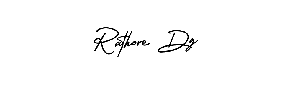 Design your own signature with our free online signature maker. With this signature software, you can create a handwritten (AmerikaSignatureDemo-Regular) signature for name Rathore Dg. Rathore Dg signature style 3 images and pictures png