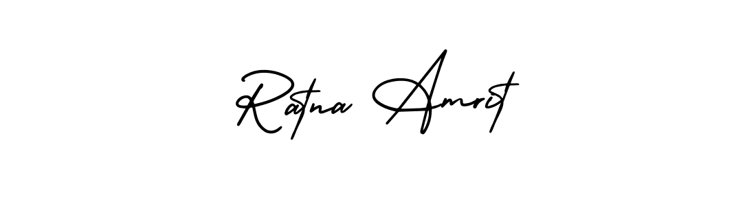 Also we have Ratna Amrit name is the best signature style. Create professional handwritten signature collection using AmerikaSignatureDemo-Regular autograph style. Ratna Amrit signature style 3 images and pictures png