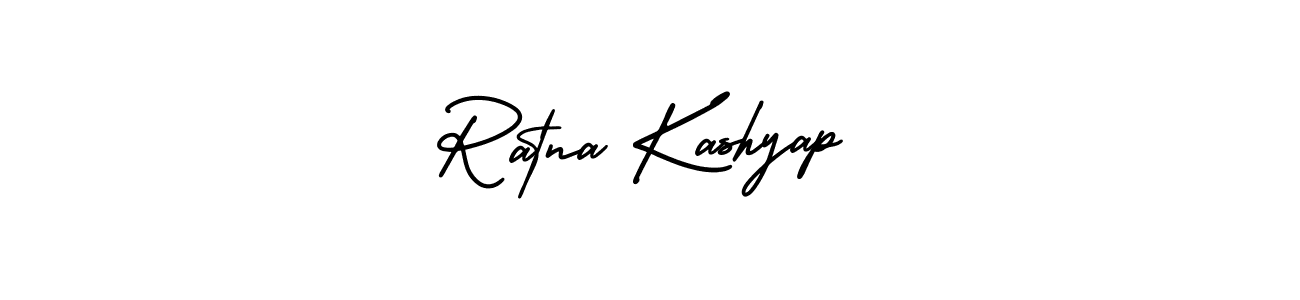 How to make Ratna Kashyap signature? AmerikaSignatureDemo-Regular is a professional autograph style. Create handwritten signature for Ratna Kashyap name. Ratna Kashyap signature style 3 images and pictures png