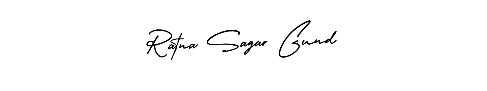 How to make Ratna Sagar Gund name signature. Use AmerikaSignatureDemo-Regular style for creating short signs online. This is the latest handwritten sign. Ratna Sagar Gund signature style 3 images and pictures png