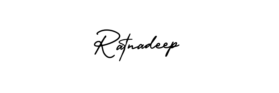 How to Draw Ratnadeep signature style? AmerikaSignatureDemo-Regular is a latest design signature styles for name Ratnadeep. Ratnadeep signature style 3 images and pictures png