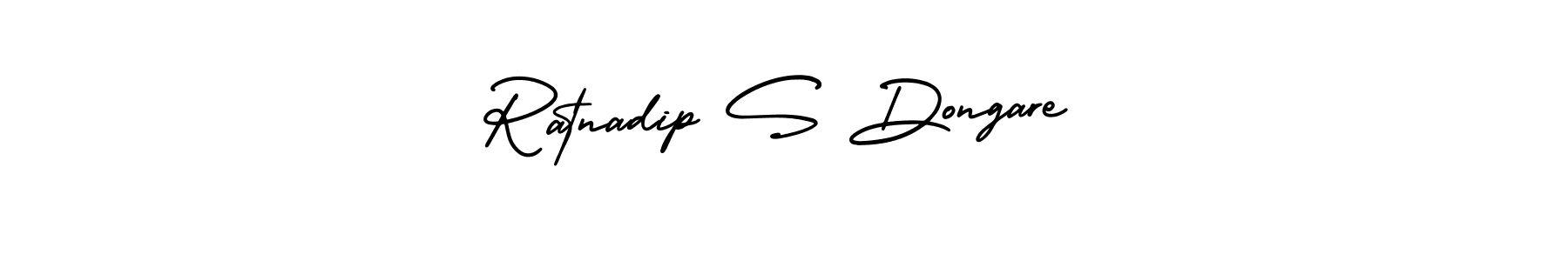 How to make Ratnadip S Dongare name signature. Use AmerikaSignatureDemo-Regular style for creating short signs online. This is the latest handwritten sign. Ratnadip S Dongare signature style 3 images and pictures png