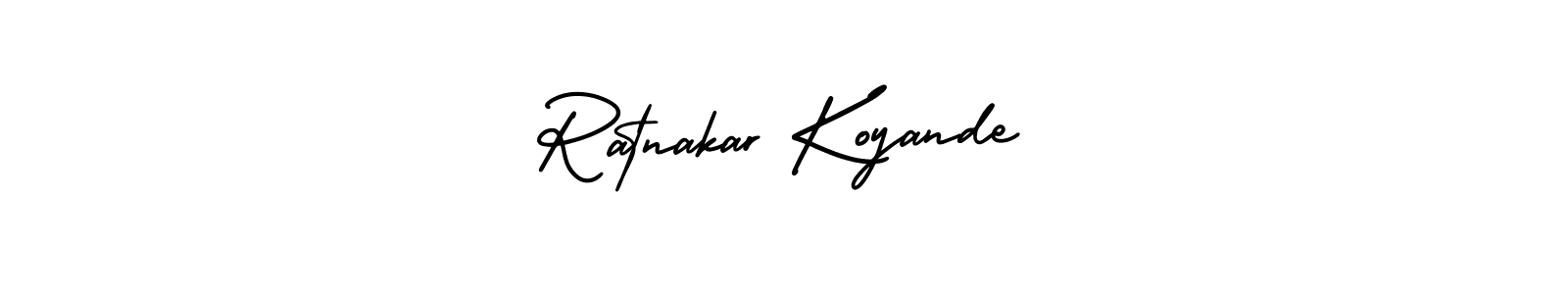 if you are searching for the best signature style for your name Ratnakar Koyande. so please give up your signature search. here we have designed multiple signature styles  using AmerikaSignatureDemo-Regular. Ratnakar Koyande signature style 3 images and pictures png