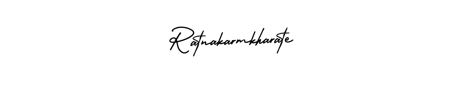 Design your own signature with our free online signature maker. With this signature software, you can create a handwritten (AmerikaSignatureDemo-Regular) signature for name Ratnakarmkharate. Ratnakarmkharate signature style 3 images and pictures png