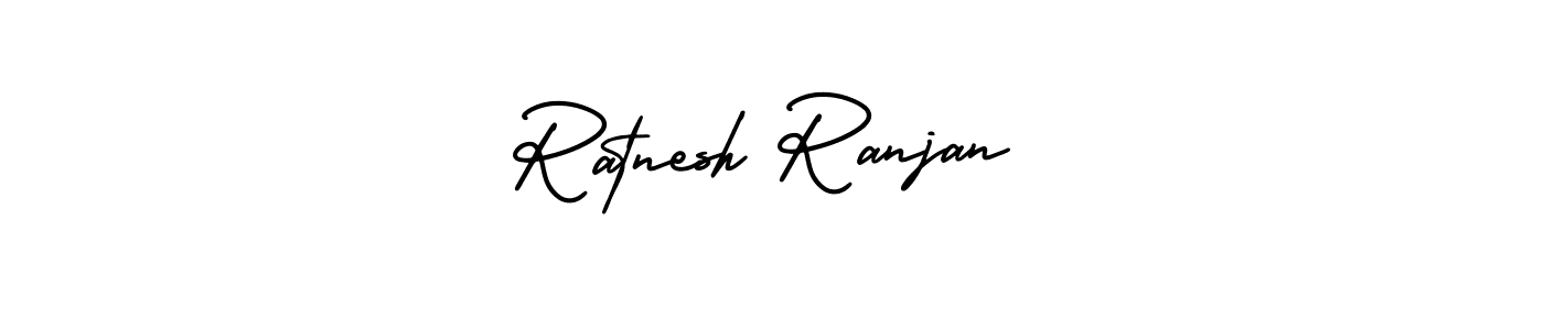 AmerikaSignatureDemo-Regular is a professional signature style that is perfect for those who want to add a touch of class to their signature. It is also a great choice for those who want to make their signature more unique. Get Ratnesh Ranjan name to fancy signature for free. Ratnesh Ranjan signature style 3 images and pictures png