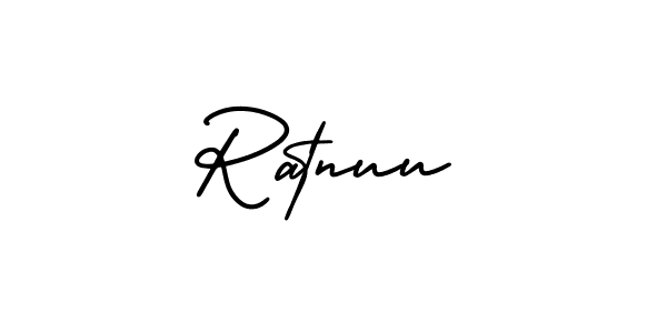 It looks lik you need a new signature style for name Ratnuu. Design unique handwritten (AmerikaSignatureDemo-Regular) signature with our free signature maker in just a few clicks. Ratnuu signature style 3 images and pictures png