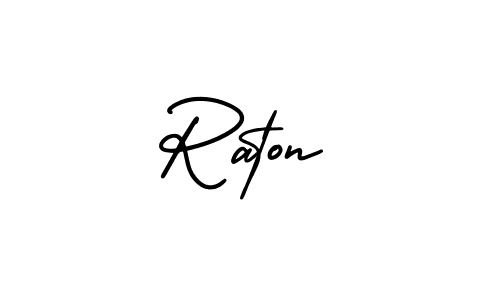 AmerikaSignatureDemo-Regular is a professional signature style that is perfect for those who want to add a touch of class to their signature. It is also a great choice for those who want to make their signature more unique. Get Raton name to fancy signature for free. Raton signature style 3 images and pictures png