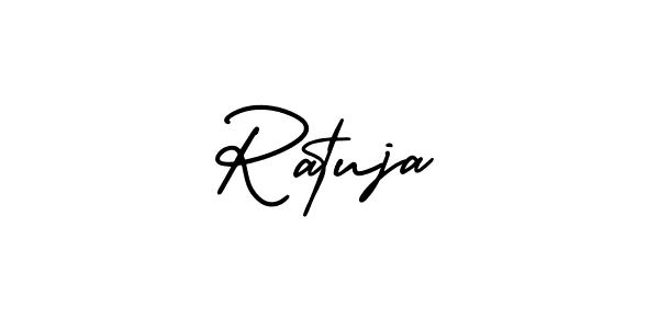 Similarly AmerikaSignatureDemo-Regular is the best handwritten signature design. Signature creator online .You can use it as an online autograph creator for name Ratuja. Ratuja signature style 3 images and pictures png