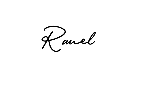 How to Draw Rauel signature style? AmerikaSignatureDemo-Regular is a latest design signature styles for name Rauel. Rauel signature style 3 images and pictures png