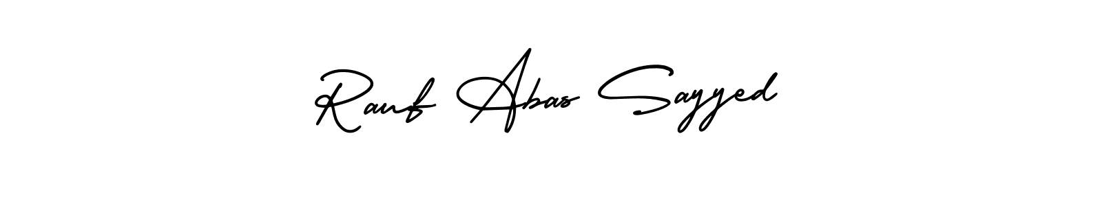 Also You can easily find your signature by using the search form. We will create Rauf Abas Sayyed name handwritten signature images for you free of cost using AmerikaSignatureDemo-Regular sign style. Rauf Abas Sayyed signature style 3 images and pictures png