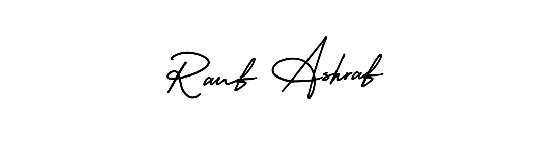 Also You can easily find your signature by using the search form. We will create Rauf Ashraf name handwritten signature images for you free of cost using AmerikaSignatureDemo-Regular sign style. Rauf Ashraf signature style 3 images and pictures png