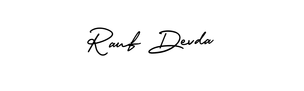 How to make Rauf Devda signature? AmerikaSignatureDemo-Regular is a professional autograph style. Create handwritten signature for Rauf Devda name. Rauf Devda signature style 3 images and pictures png