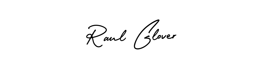 Create a beautiful signature design for name Raul Glover. With this signature (AmerikaSignatureDemo-Regular) fonts, you can make a handwritten signature for free. Raul Glover signature style 3 images and pictures png