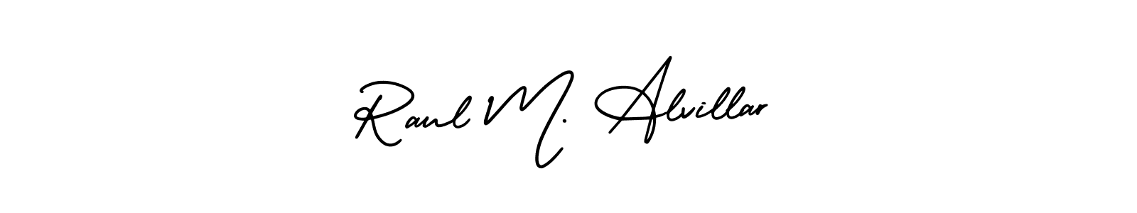 Similarly AmerikaSignatureDemo-Regular is the best handwritten signature design. Signature creator online .You can use it as an online autograph creator for name Raul M. Alvillar. Raul M. Alvillar signature style 3 images and pictures png