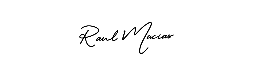 Raul Macias stylish signature style. Best Handwritten Sign (AmerikaSignatureDemo-Regular) for my name. Handwritten Signature Collection Ideas for my name Raul Macias. Raul Macias signature style 3 images and pictures png