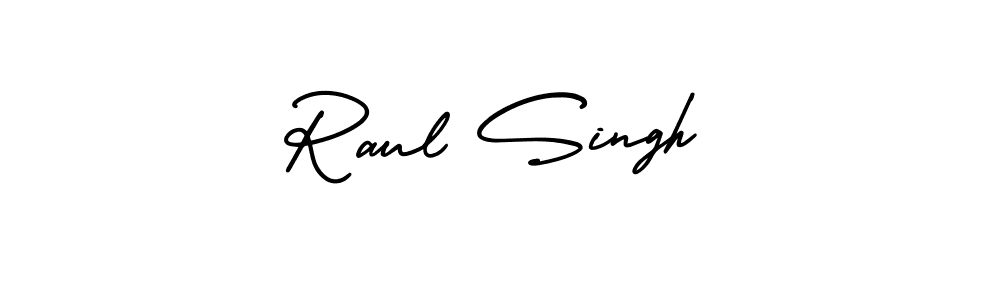 Best and Professional Signature Style for Raul Singh. AmerikaSignatureDemo-Regular Best Signature Style Collection. Raul Singh signature style 3 images and pictures png