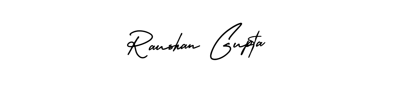 Best and Professional Signature Style for Raushan Gupta. AmerikaSignatureDemo-Regular Best Signature Style Collection. Raushan Gupta signature style 3 images and pictures png