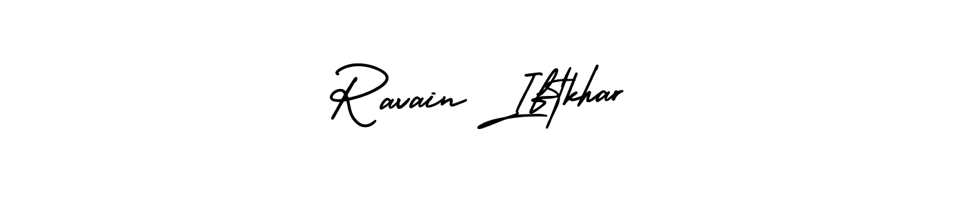 AmerikaSignatureDemo-Regular is a professional signature style that is perfect for those who want to add a touch of class to their signature. It is also a great choice for those who want to make their signature more unique. Get Ravain Iftkhar name to fancy signature for free. Ravain Iftkhar signature style 3 images and pictures png