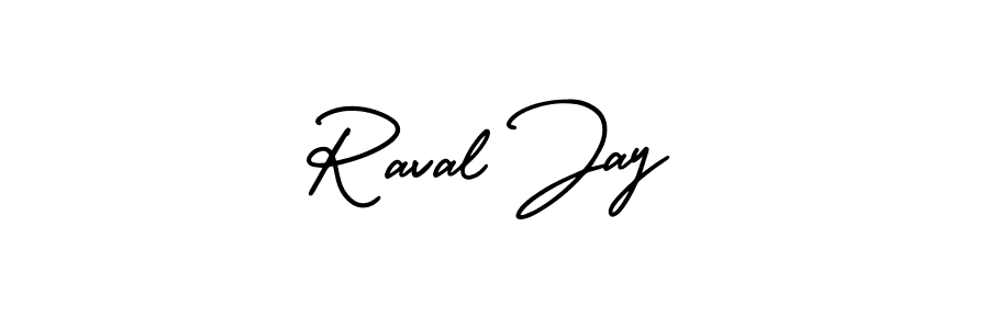 Also You can easily find your signature by using the search form. We will create Raval Jay name handwritten signature images for you free of cost using AmerikaSignatureDemo-Regular sign style. Raval Jay signature style 3 images and pictures png