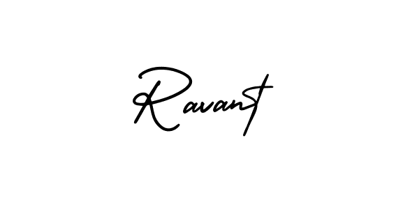 How to make Ravant signature? AmerikaSignatureDemo-Regular is a professional autograph style. Create handwritten signature for Ravant name. Ravant signature style 3 images and pictures png