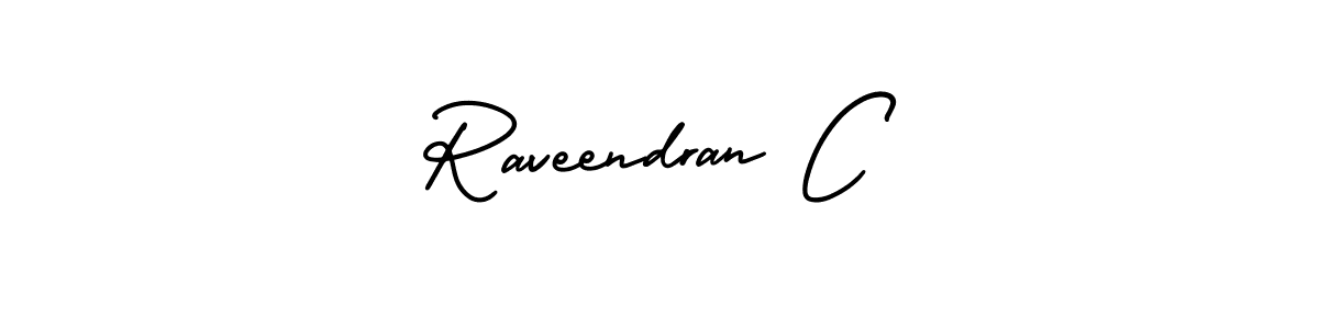 AmerikaSignatureDemo-Regular is a professional signature style that is perfect for those who want to add a touch of class to their signature. It is also a great choice for those who want to make their signature more unique. Get Raveendran C name to fancy signature for free. Raveendran C signature style 3 images and pictures png