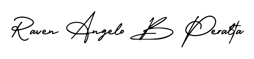 Discover the perfect balance of readability and style for Raven Angelo B Peralta with AmerikaSignatureDemo-Regular font. Create your dream signature today. Raven Angelo B Peralta signature style 3 images and pictures png