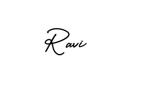 Ravi  stylish signature style. Best Handwritten Sign (AmerikaSignatureDemo-Regular) for my name. Handwritten Signature Collection Ideas for my name Ravi . Ravi  signature style 3 images and pictures png