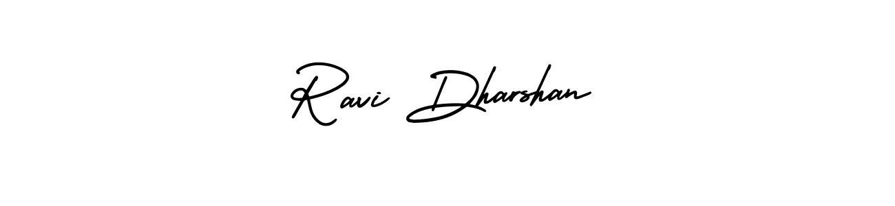 How to make Ravi Dharshan signature? AmerikaSignatureDemo-Regular is a professional autograph style. Create handwritten signature for Ravi Dharshan name. Ravi Dharshan signature style 3 images and pictures png