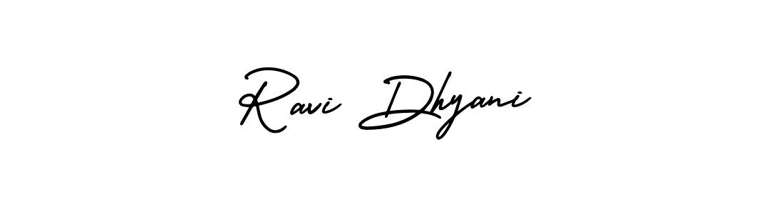 This is the best signature style for the Ravi Dhyani name. Also you like these signature font (AmerikaSignatureDemo-Regular). Mix name signature. Ravi Dhyani signature style 3 images and pictures png