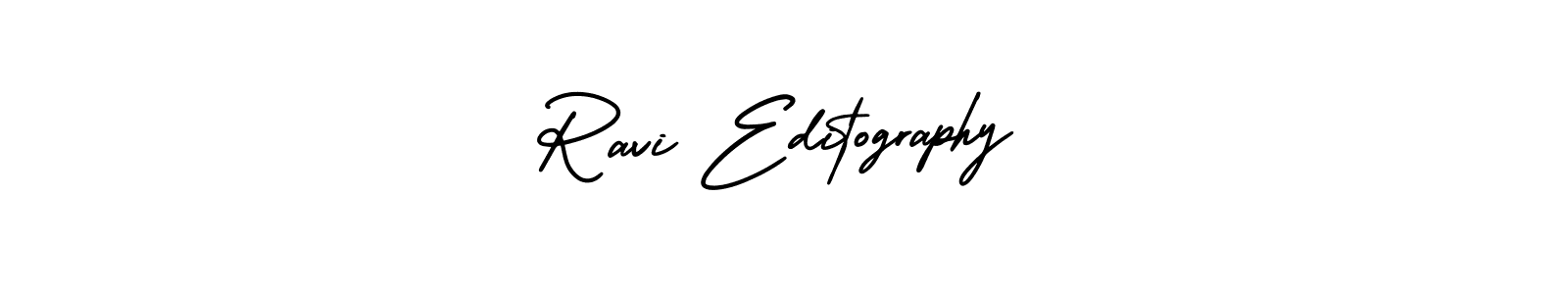 Create a beautiful signature design for name Ravi Editography. With this signature (AmerikaSignatureDemo-Regular) fonts, you can make a handwritten signature for free. Ravi Editography signature style 3 images and pictures png