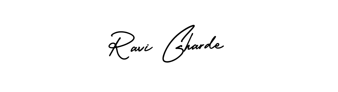 Design your own signature with our free online signature maker. With this signature software, you can create a handwritten (AmerikaSignatureDemo-Regular) signature for name Ravi Gharde. Ravi Gharde signature style 3 images and pictures png