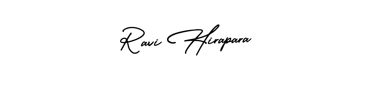 How to make Ravi Hirapara signature? AmerikaSignatureDemo-Regular is a professional autograph style. Create handwritten signature for Ravi Hirapara name. Ravi Hirapara signature style 3 images and pictures png