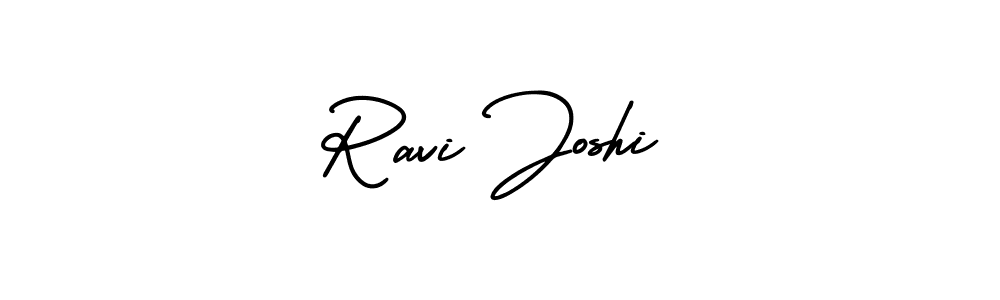 Ravi Joshi stylish signature style. Best Handwritten Sign (AmerikaSignatureDemo-Regular) for my name. Handwritten Signature Collection Ideas for my name Ravi Joshi. Ravi Joshi signature style 3 images and pictures png