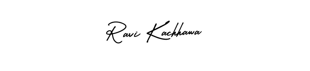 Use a signature maker to create a handwritten signature online. With this signature software, you can design (AmerikaSignatureDemo-Regular) your own signature for name Ravi Kachhawa. Ravi Kachhawa signature style 3 images and pictures png