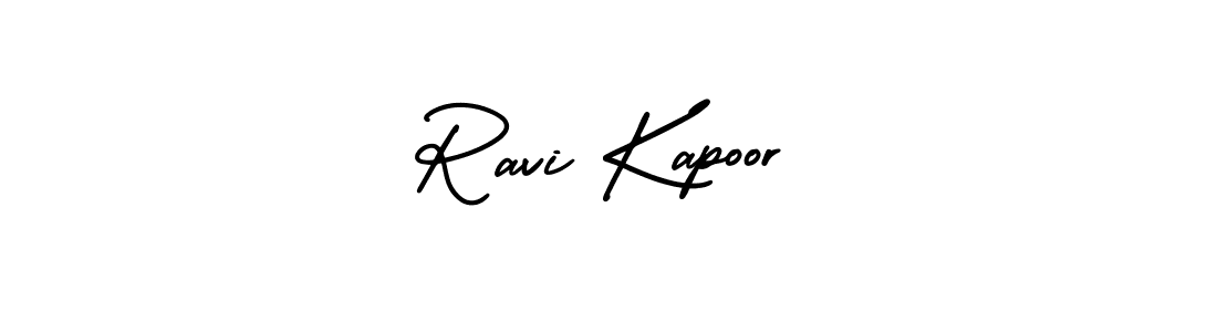 Use a signature maker to create a handwritten signature online. With this signature software, you can design (AmerikaSignatureDemo-Regular) your own signature for name Ravi Kapoor. Ravi Kapoor signature style 3 images and pictures png