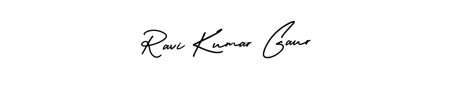Ravi Kumar Gaur stylish signature style. Best Handwritten Sign (AmerikaSignatureDemo-Regular) for my name. Handwritten Signature Collection Ideas for my name Ravi Kumar Gaur. Ravi Kumar Gaur signature style 3 images and pictures png