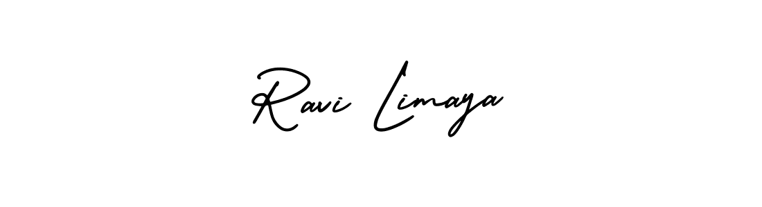 It looks lik you need a new signature style for name Ravi Limaya. Design unique handwritten (AmerikaSignatureDemo-Regular) signature with our free signature maker in just a few clicks. Ravi Limaya signature style 3 images and pictures png