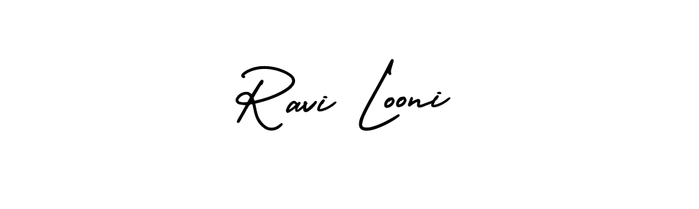 Make a beautiful signature design for name Ravi Looni. Use this online signature maker to create a handwritten signature for free. Ravi Looni signature style 3 images and pictures png